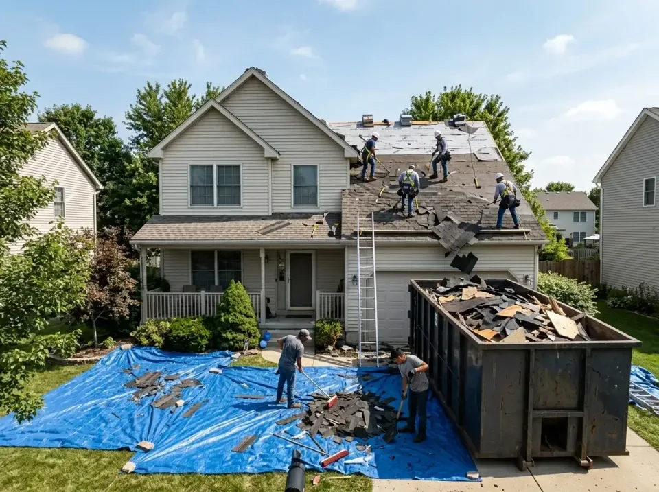 roof-replacement-debris-remova-004 — frequently asked questions, Cheapest Dumpster Rentals in Dunkirk, MD